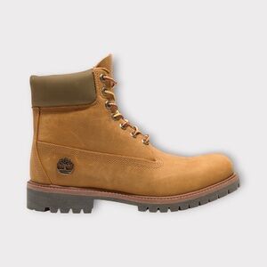 Mens Timberland Premium 6" Lace Up WP Boot, Wheat Nubuck. TB0A2P6WEN1